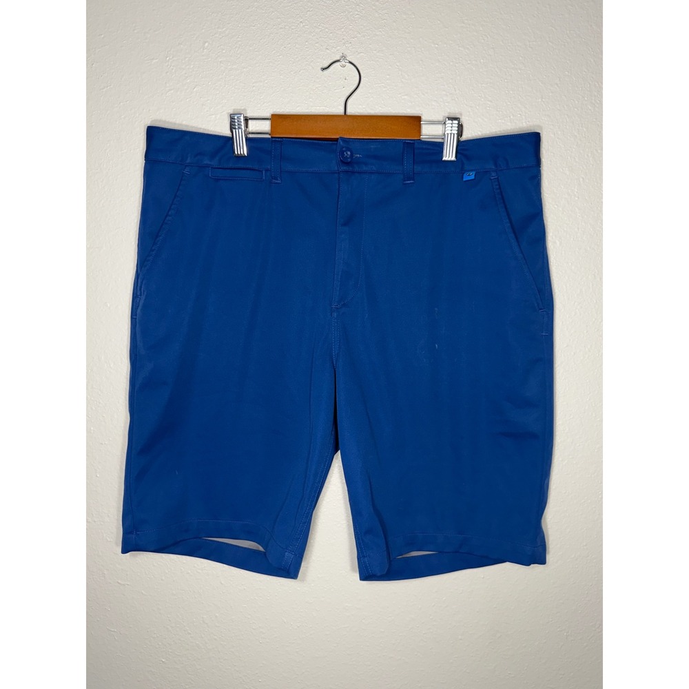 Johnnie-O Mens Performance Shorts Blue JMSH1510 Size 36 Blazer Water Resistant